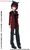 For 60cm Long Cardigan (Black x Red Border) (Fashion Doll) Other picture1