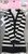 For 60cm Long Cardigan (Black x White Border) (Fashion Doll) Item picture2