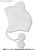 For 60cm Nekomimi Hat (Off Whiter) (Fashion Doll) Item picture1
