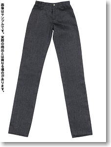 For 60cm Straight Jeans (Black) (Fashion Doll)