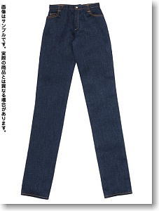 For 60cm Straight Jeans (Navy) (Fashion Doll)