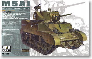 M5A1 Light Tank Late Type (Plastic model)
