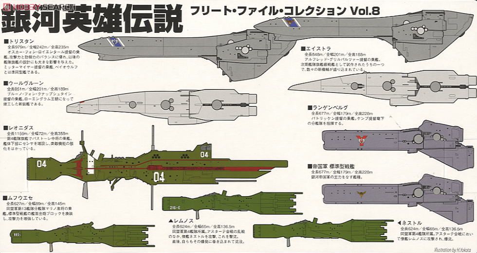 銀河英雄伝説 フリート・ファイル・コレクション Vol.8 (完成品) 商品画像8