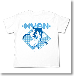 K-On! Nakano Azusa T-Shirts White L (Anime Toy)