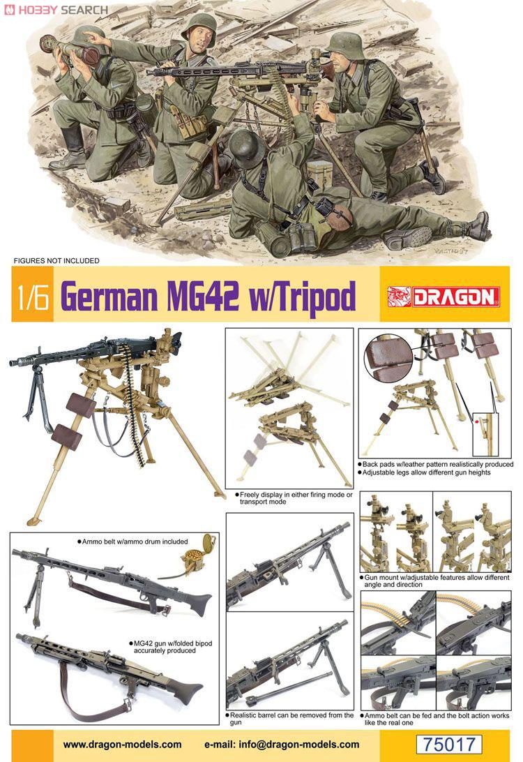 German MG42 w/Tripod (Plastic model) Item picture1