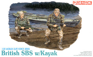 現用イギリス軍特殊舟艇部隊 SBS w/カヤック (プラモデル)