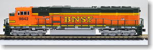 EMD SD70MAC BNSF ヘリテージII No.9842 (オレンジ/緑/黄帯/黄ロゴ) ★外国形モデル (鉄道模型)