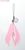 Hatsune Miku Silhouette Strap (Pink) (Anime Toy) Item picture1