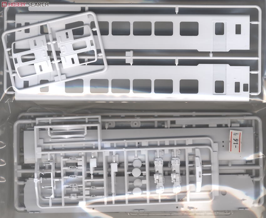 1/80(HO) Free Style DMU for Custom (Front: Kiha11 Style/Side Type Bn1) (None Rest Room) Base Kit (1-Car Unassembled Kit) (Model Train) Contents1