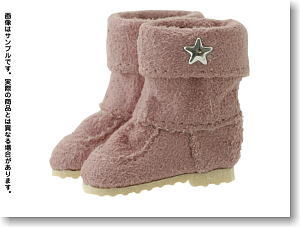 Fanny Fanny Suede Boots (Pink) (Fashion Doll)