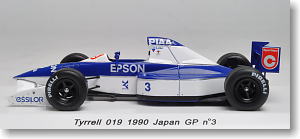 Tyrrell 019 1990年 日本GP (No.3) 中嶋悟 (ミニカー)