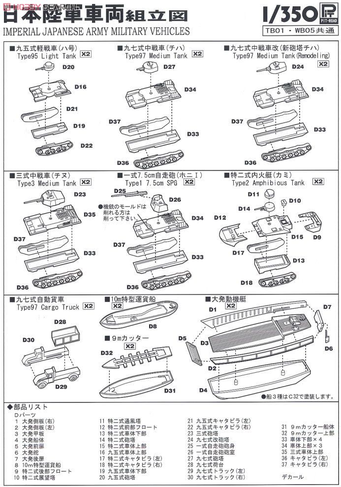 日本海軍 二等輸送艦 エッチングパーツ付 (プラモデル) 設計図5