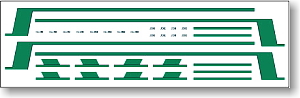 ラインデカール17 上信150系デカール(緑) 151+152編成用 (鉄道模型)