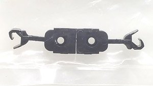 【 HO-C15 】 自連形カプラー6 (黒) (2個入り) (鉄道模型)