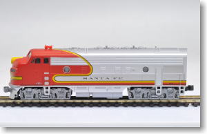 EMD F7A ディーゼル機関車 AT&SF No.38 (赤/銀) ★外国形モデル (鉄道模型)