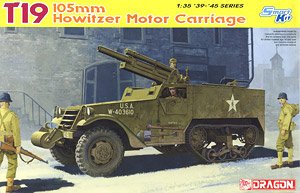 WW.II アメリカ軍 T19 105mm 自走榴弾砲 (プラモデル)