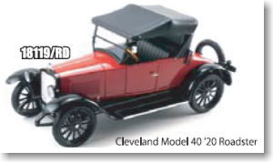 Cleveland Model 40 `20 Roadster (レッド) (ミニカー)
