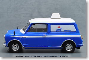 Mini van RAC service 1975 (blue) (Diecast Car)
