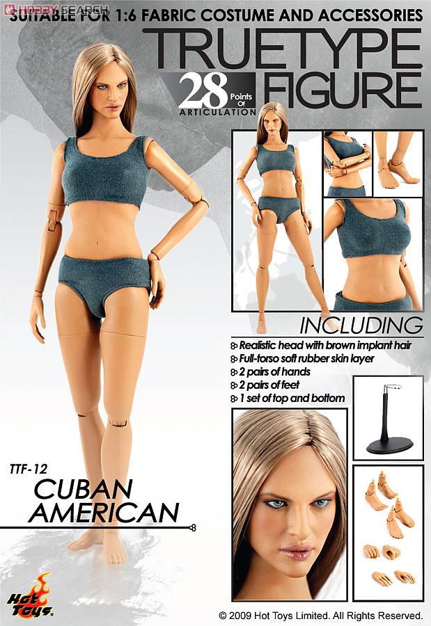 [Hot Toys True Type] 1/6 Scale Action Figure Body:New Generation-Cuban American Female Item picture11