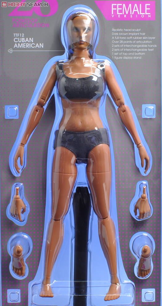 [Hot Toys True Type] 1/6 Scale Action Figure Body:New Generation-Cuban American Female Item picture12