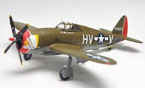 WW.II アメリカ陸軍 P-47D サンダーボルト・レイザーバック 「第8空軍 第56戦闘航空団 第61戦闘飛行隊 リトル・チーフ」 (完成品飛行機)