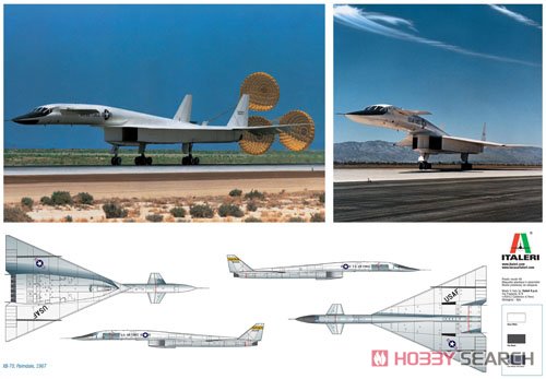 XB-70 試作戦略爆撃機 (ヴァルキリー) (プラモデル) その他の画像2