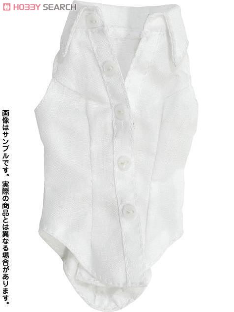 Halter-Neck Shirt (White) (Fashion Doll) Item picture1