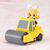 Nendoroid Plus: Vocaloid Pull-back Cars Rin & Road Roller (Yellow) (PVC Figure) Item picture1