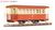 [Limited Edition] Ogoya Railway Hafu1 Passenger Car Two-Tone (Red Panel) (Completed) (Model Train) Item picture1