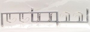 Cable Stopper Holder (Open & Close, with Cable) for N Gauge (each 4pcs.) (Model Train)