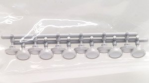 Nゲージ用 (新型)グローブ型ベンチレーター (12個入り) (鉄道模型)