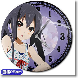 K-on! Nakano Azusa Tin Clock (Anime Toy)