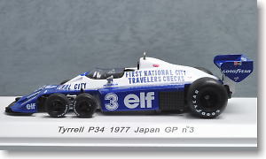 ティレル P34 1977年 日本GP ドライバー：R.ピーターソン (No.3) (ミニカー)