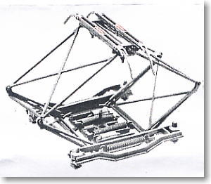 (HO) Pantograph Type PS14 (Unassembled Kit) (Model Train)