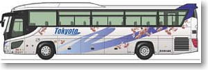 Tokyo Metropolitan Bureau of Transportation Large Coach Decal (Cherry-blossom) (Model Car)