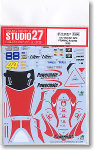 DUCATI GP9 PRAMAC RACING 2009 US GP (Laguna Seca & Indianapolis) デカール (プラモデル)