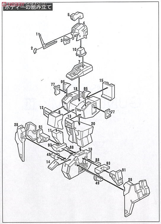 MSF-007 GUNDAM Mk-III (Resin Kit) Assembly guide1