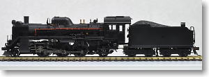 16番(HO) C58形蒸気機関車 北海道タイプ 切詰めデフ 平底テンダー (鉄道模型)