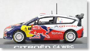 シトロエン C4 2009年 WRC ラリーGB 優勝 (ミニカー)