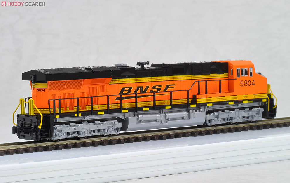 GE ES44AC `GEVO` BNSF Swoosh 塗色 (オレンジ/黒/黄帯) No.5804 ★外国形モデル (鉄道模型) 商品画像3