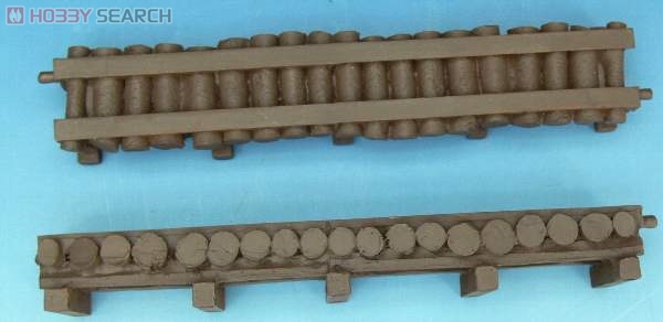 丸太軌道セット 直線 (4個入り) (組み立てキット) (鉄道模型) 商品画像2