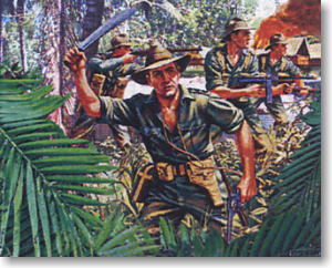 WWII オーストラリア陸軍 歩兵セット (プラモデル)