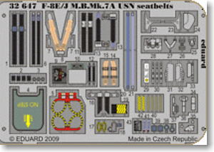 F-8E/J M.B.Mk.7A USN seatbelts (Plastic model)
