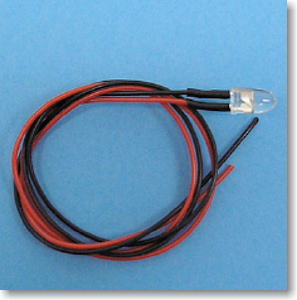 コード付LED (発光ダイオード) [ 電球色・3mm ] (電飾)