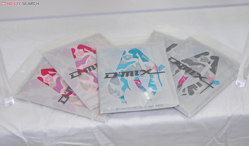 Hatsune Miku Camouflage Bandanna Set (Blue/Gray/Pink) (Anime Toy) Other picture1