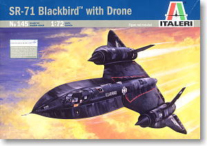 SR-71 Blackbird with Drone (Plastic model)