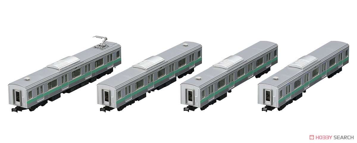 J.R. Electric Car Series E233-2000 (Joban Line Local Train) Additional Set (Add-On 4-Car Set) (Model Train) Item picture8