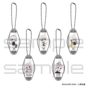 TV Animation [Nier: Automata Ver1.1a] Trading Motel Style Key Collection [Complete Set] (Set of 5) (Anime Toy)