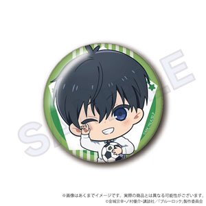 ブルーロック ちょびでか缶バッジ 寝転びミニキャラver. 潔世一 (キャラクターグッズ)