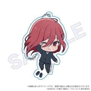 ブルーロック アクリルキーホルダー 寝転びミニキャラver. 千切豹馬 (キャラクターグッズ)